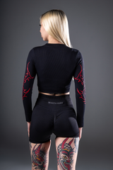 Tormented Seamless Cropped Top