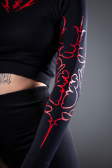 Tormented Seamless Cropped Top