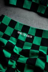 Checkered Pattern Seamless Shorts