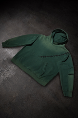 Ghost Katana Embroidery Hoodie