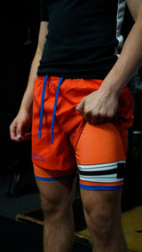 Orange Uniform Performance Shorts