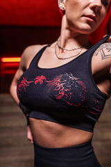 Masked Ghoul Seamless Bra