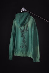 Ghost Katana Embroidery Hoodie