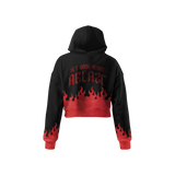 Ablaze Cropped Hoodie