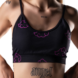 Pink Clouds Seamless Bra