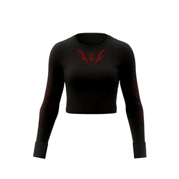 Tormented Seamless Cropped Long Sleeve