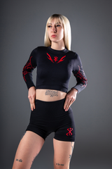 Tormented Seamless Cropped Long Sleeve
