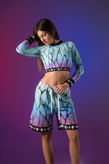 Butterfly Cotton Shorts
