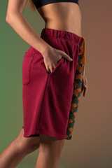 Water Pillar Cotton Shorts