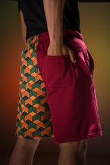 Water Pillar Cotton Shorts