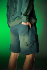 Ghost Katana Cotton Shorts