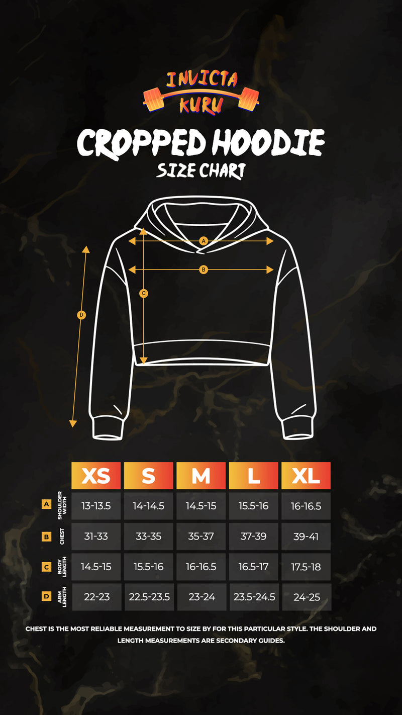 Ablaze Cropped Hoodie – Invicta Kuru