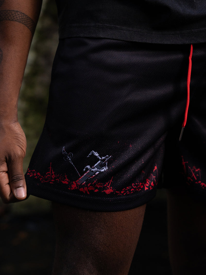 Blood Moon Battleground Shorts - Black