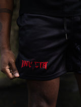 Nightfall Skull Shorts - Black