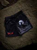 Nightfall Skull Shorts - Black