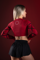 Flower Seamless Cropped Top