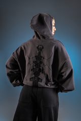 Cyber Embroidery Hoodie