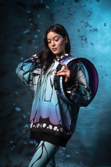 Butterfly Pattern Lever Belt