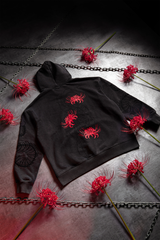 Masked Ghoul Embroidery Hoodie