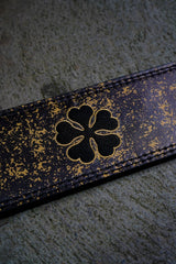 Clover Embroidered Lever Belt