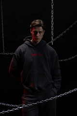 Masked Ghoul Embroidery Hoodie