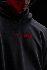 Masked Ghoul Embroidery Hoodie