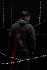 Masked Ghoul Embroidery Hoodie
