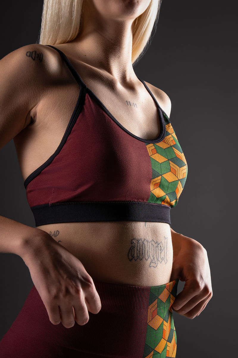 Water Pillar Seamless Bra