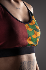 Water Pillar Seamless Bra