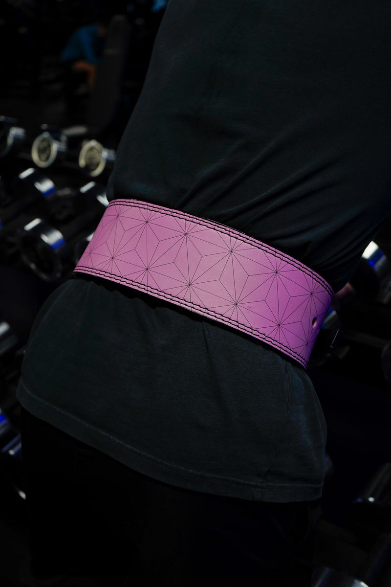 Pink Pattern Lever Belt