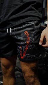 Cursed Chain Shorts - Black