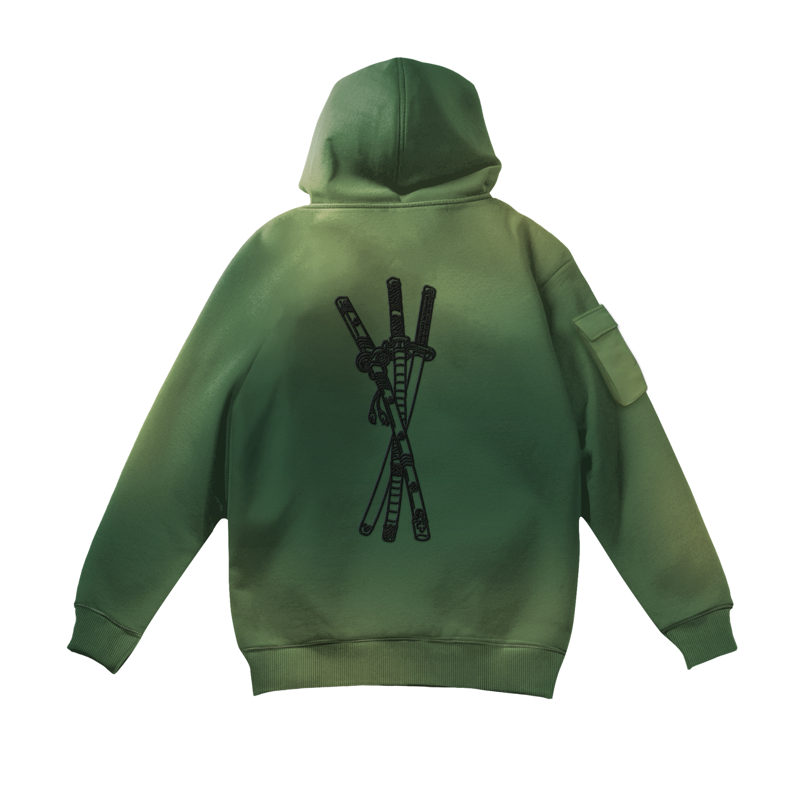 Ghost Katana Embroidery Hoodie – Invicta Kuru