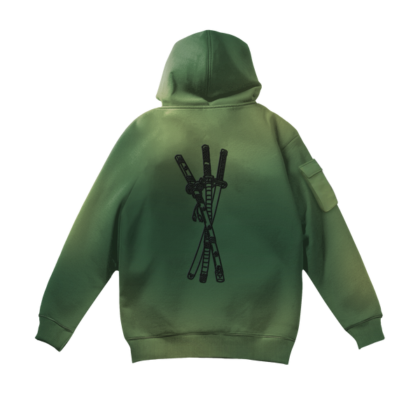 Ghost Katana Embroidery Hoodie – Invicta Kuru