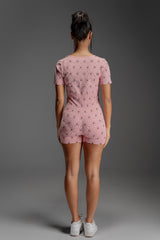 Pink Pattern Bodysuit