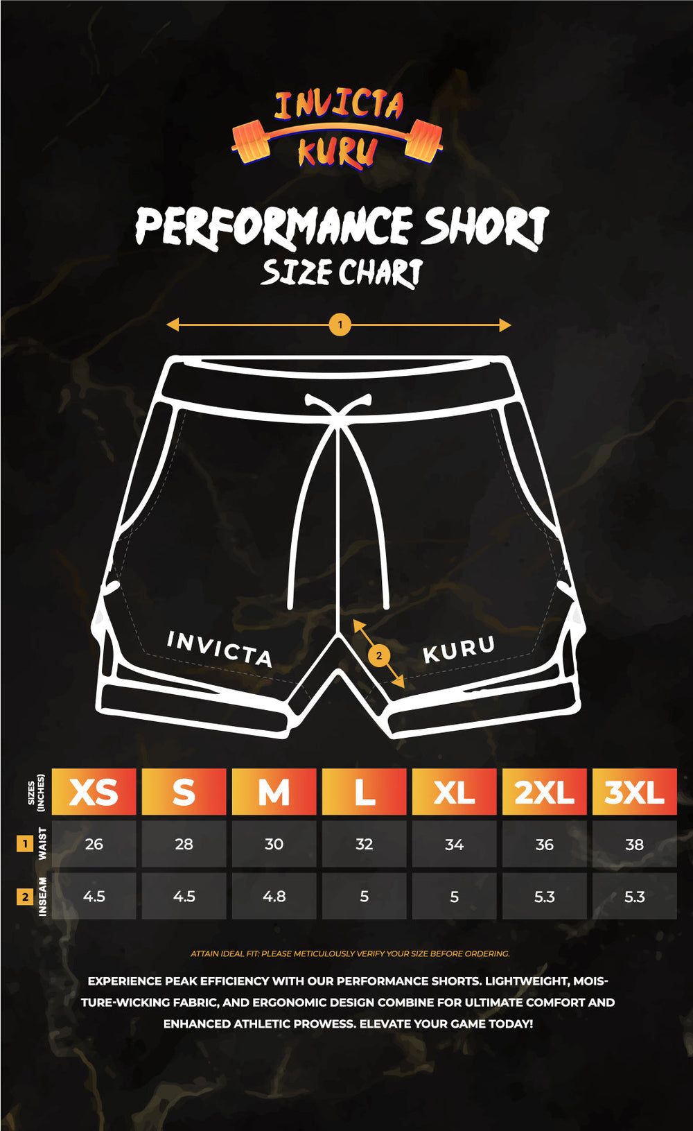 Cursed Canvas Performance Shorts – Invicta Kuru