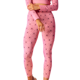 Pink Pattern Seamless Leggings
