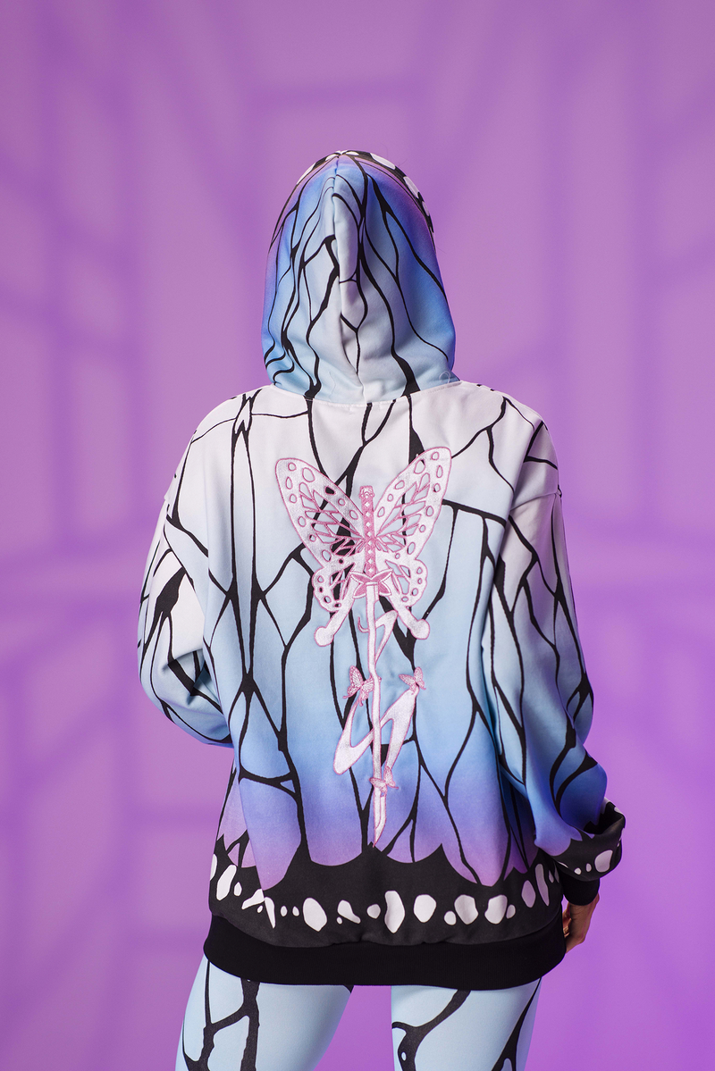 Butterfly Pattern Hoodie – Invicta Kuru