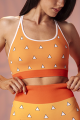 Flash Pattern Seamless Bra