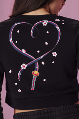 Love Guardian Cropped Crewneck