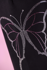 Butterfly Rhinestone Joggers