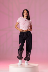 Pink Pattern Baby Tee