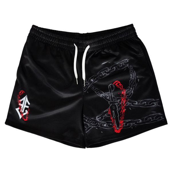 Cursed Chain Shorts - Black