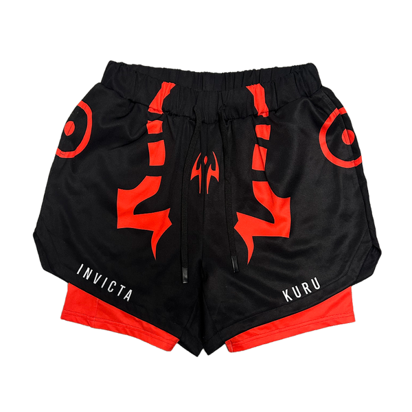 Superior of Curse Performance Shorts - Red