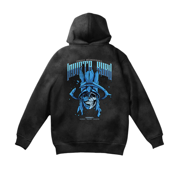 God of Death Hoodie - Acid Wash