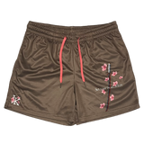 Blaze Katana Mesh Shorts - Brown