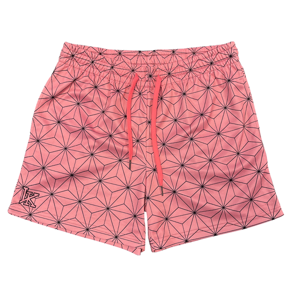 Chosen Demon Pattern Mesh Shorts