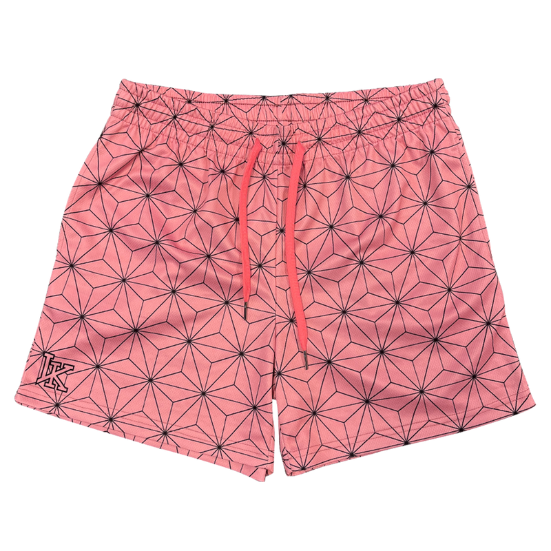 Chosen Demon Pattern Mesh Shorts