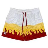 Flame Pattern Shorts