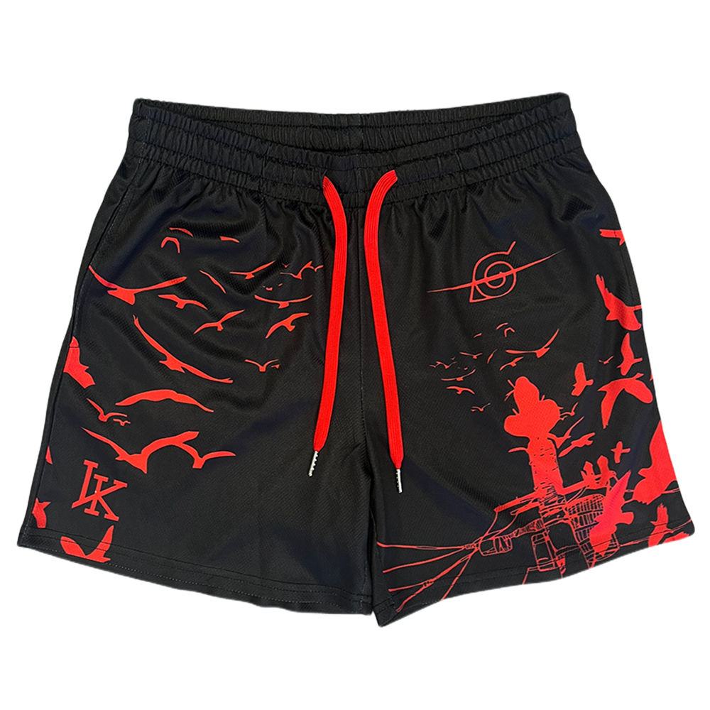KURO クロ　HONEYCOMB SHORTS HONEYCOMB BORDER BIG SHORTS #Black [SU24-B04] – cocorozashi