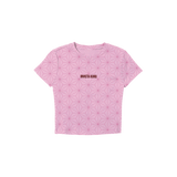 Pink Pattern Baby Tee